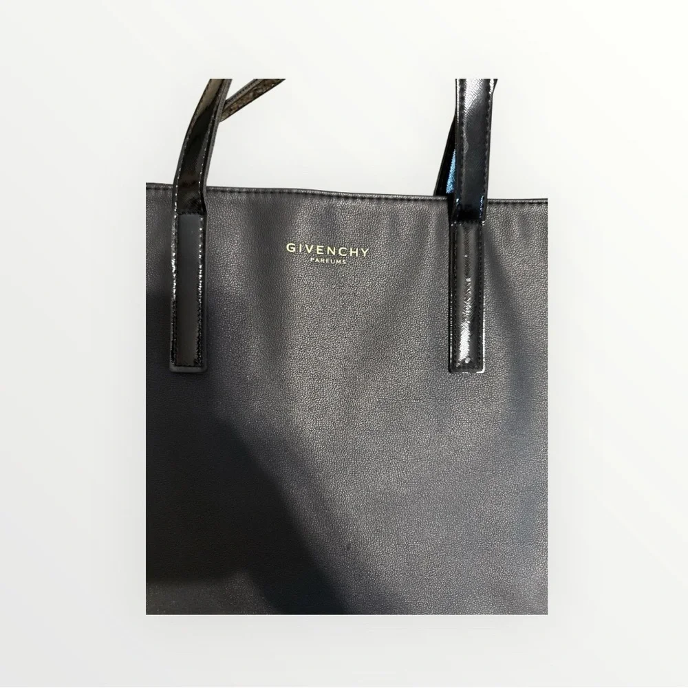 Givenchy Parfums Tote Large Black Nylon with Leather Straps